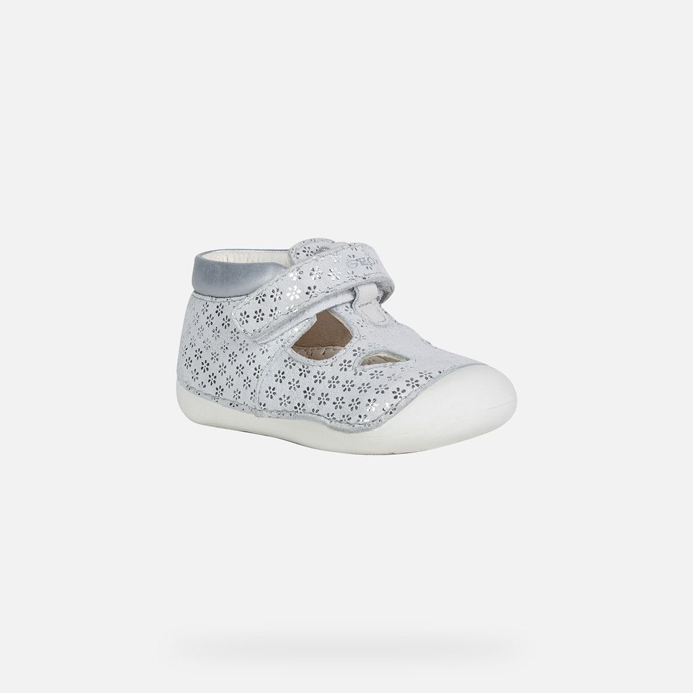 Sandalias Geox Bebe Branco - Tutim Girl - DLPJQ9076